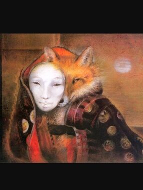 Susan Seddon Boulet – "Fox Maiden" (1990 Vintage Portfolio Print)